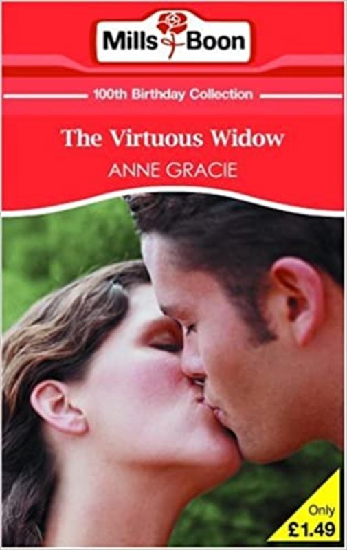 Book cover for "The Virtuous Widow" by Anne Gracie