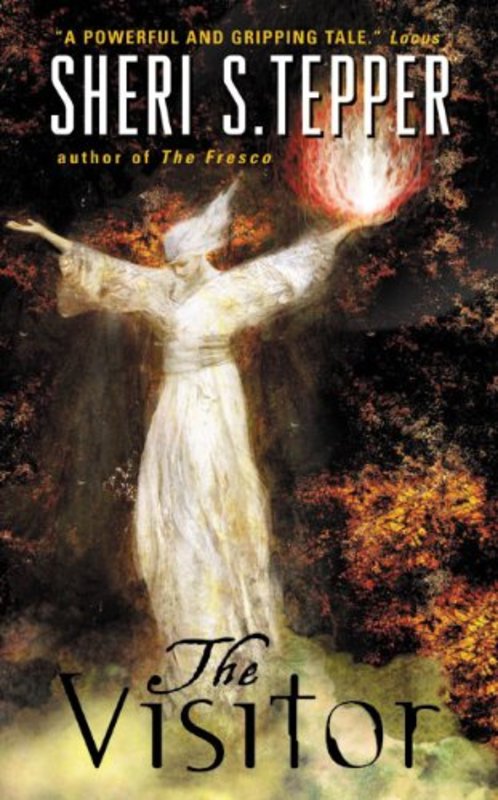 Book cover for "The Visitor" by Sheri S Tepper