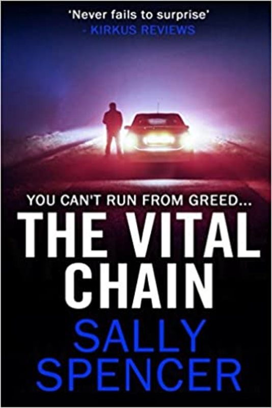 Book cover for "The Vital Chain" by Sally Spencer
