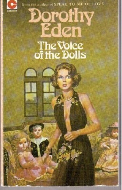 Book cover for "The Voice of the Dolls" by Dorothy Eden
