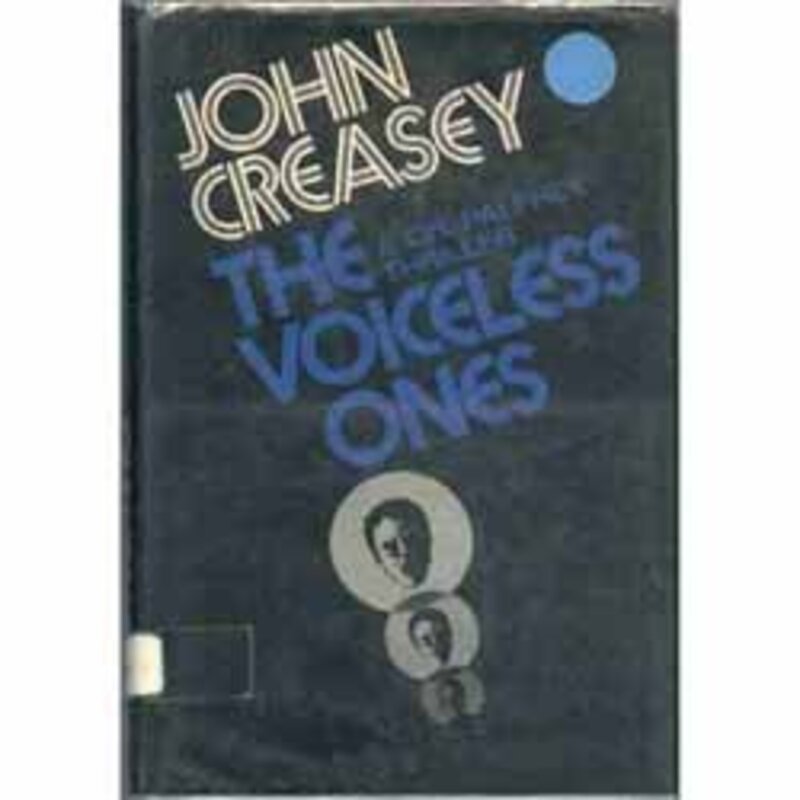 Book cover for "The Voiceless Ones" by John Creasey