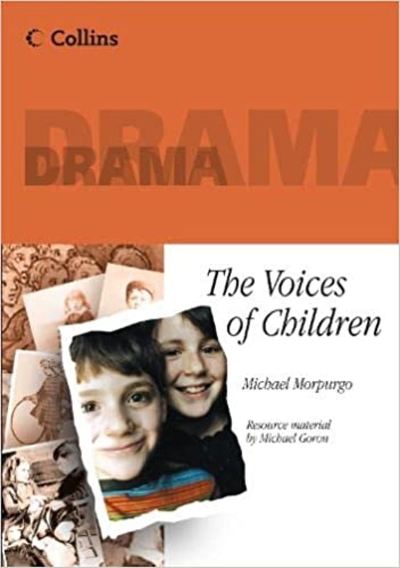 Book cover for "The Voices of Children" by Michael Morpurgo