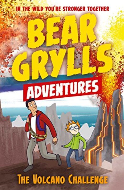 Book cover for "The Volcano Challenge"