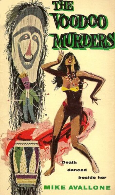 Book cover for "The Voodoo Murders" by Michael Avallone