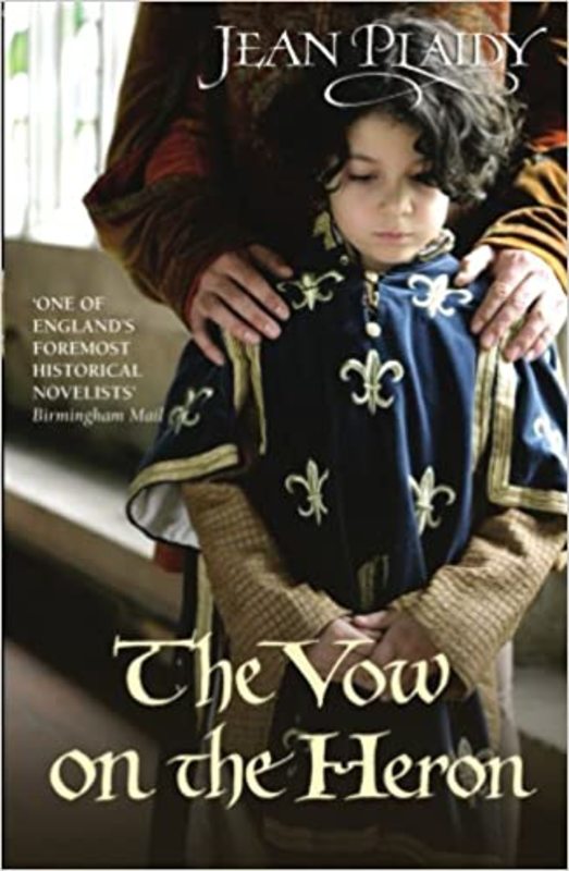 Book cover for "The Vow on the Heron" by Jean Plaidy