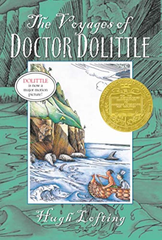 Book cover for "The Voyages of Doctor Dolittle / Doctor Dolittle and the Pirates" by Hugh Lofting