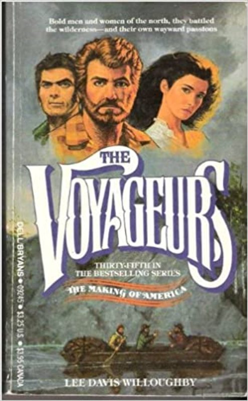 Book cover for "The Voyageurs" by Lee Davis Willoughby
