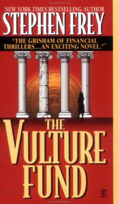 Book cover for "The Vulture Fund" by Stephen Frey