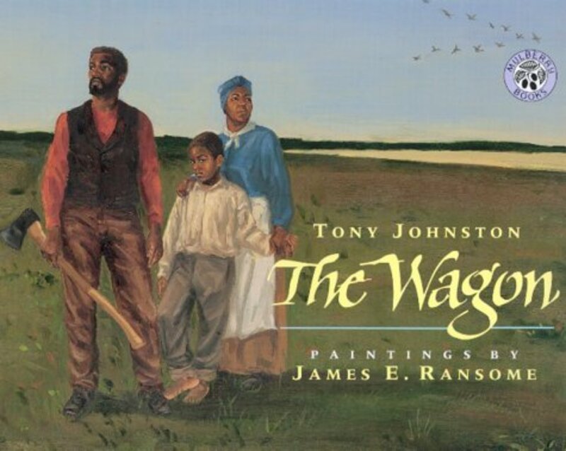 Book cover for "The Wagon" by James E Ransome