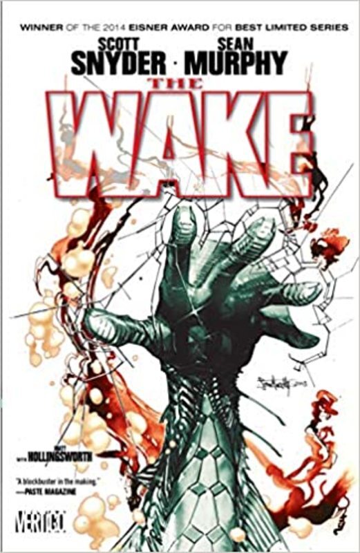 Book cover for "The Wake" by Scott Snyder