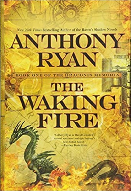 Book cover for "The Waking Fire" by Anthony Ryan