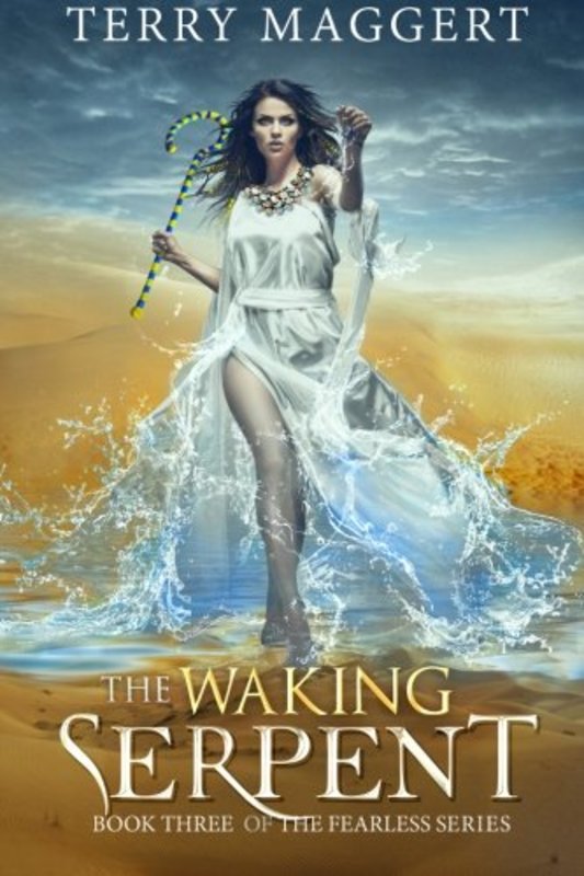 Book cover for "The Waking Serpent" by Terry Maggert