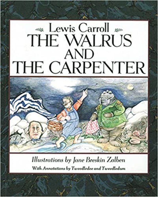 Book cover for "The Walrus and the Carpenter" by Lewis Carroll