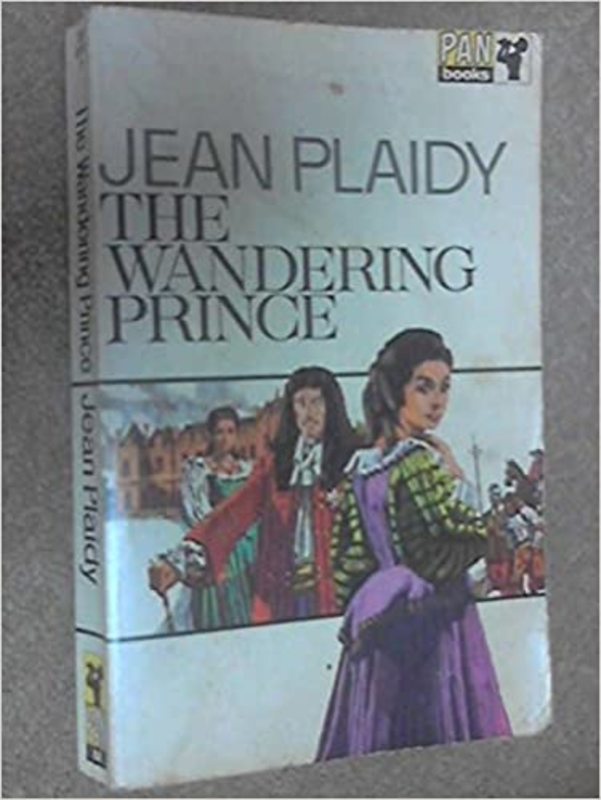 Book cover for "The Wandering Prince" by Jean Plaidy