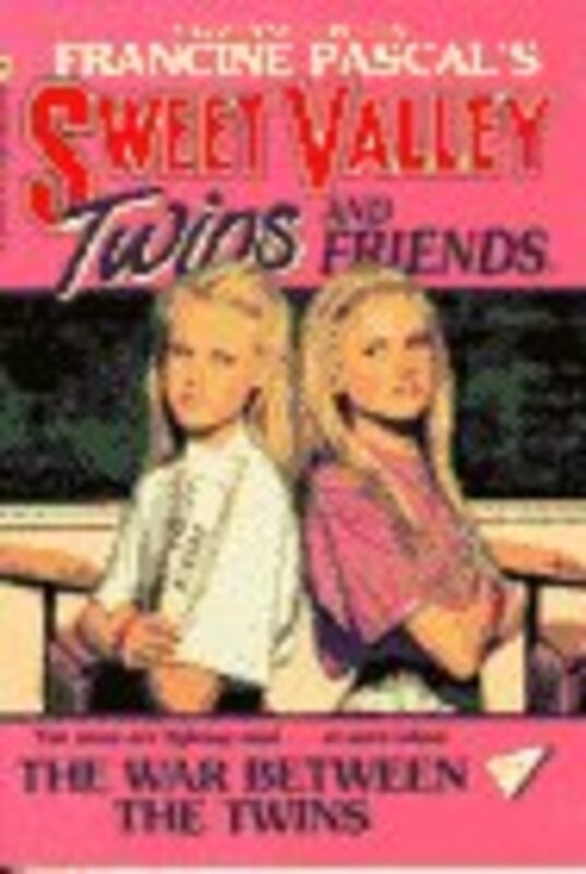 Book cover for "The War Between the Twins" by Francine Pascal