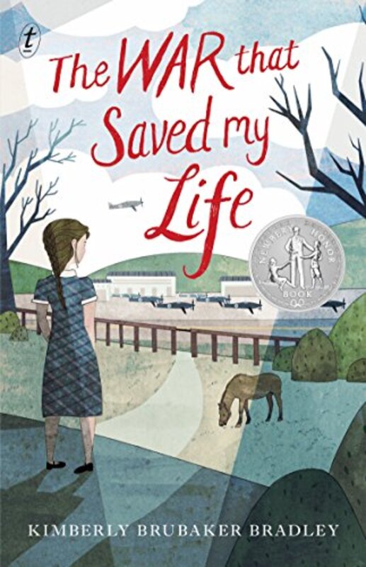 Book cover for "The War That Saved My Life" by Kimberly Brubaker Bradley