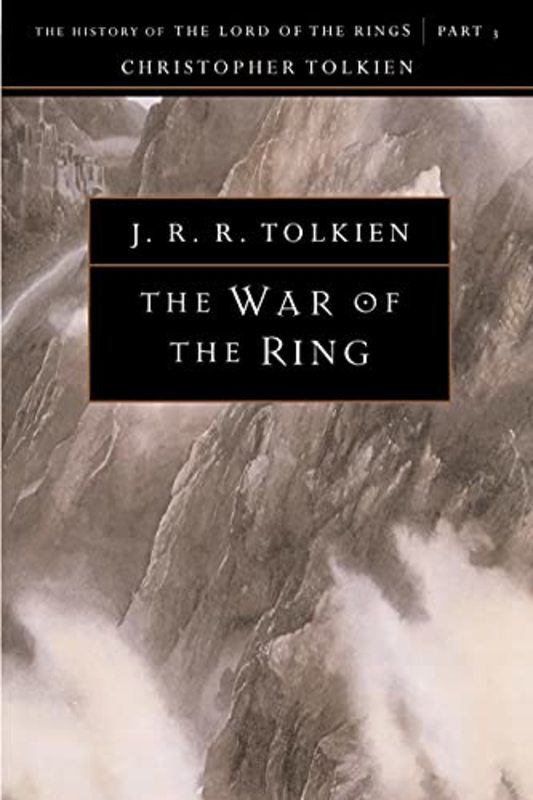 Book cover for "The War of the Ring" by J. R. R. Tolkien