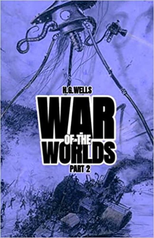 Book cover for "The War of the Worlds" by H.G. Wells