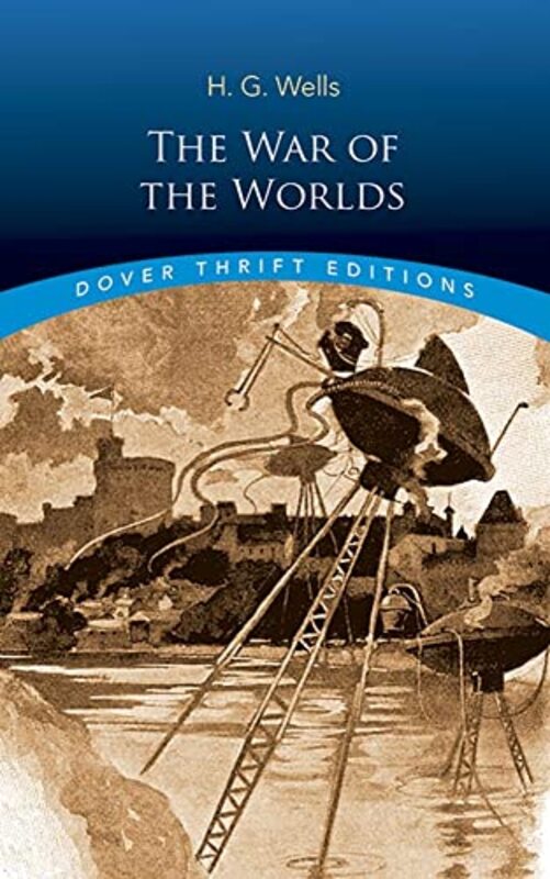 Book cover for "The War of the Worlds" by HG Wells