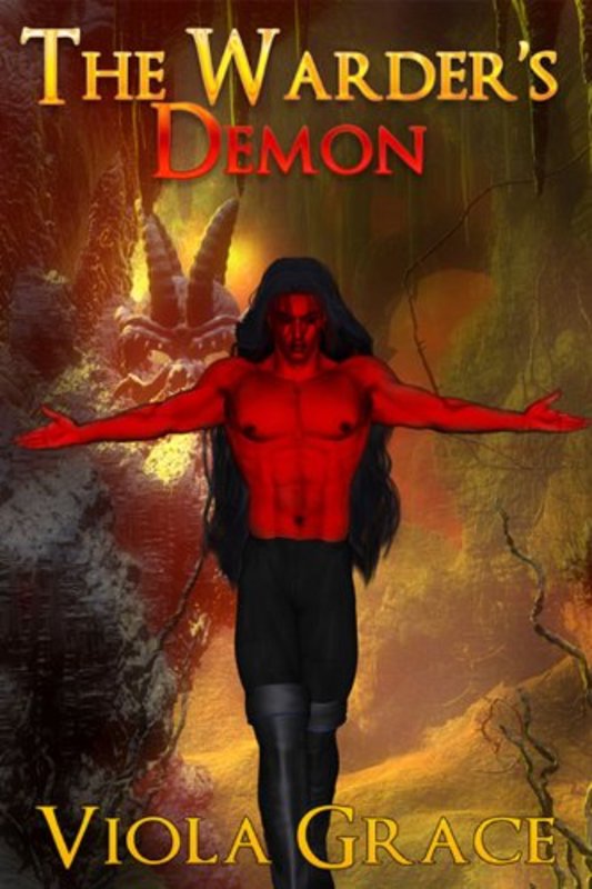 Book cover for "The Warder's Demon" by Viola Grace