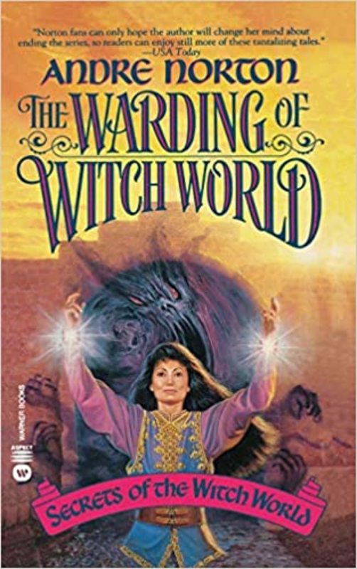 Book cover for "The Warding of Witch World" by Andre Norton