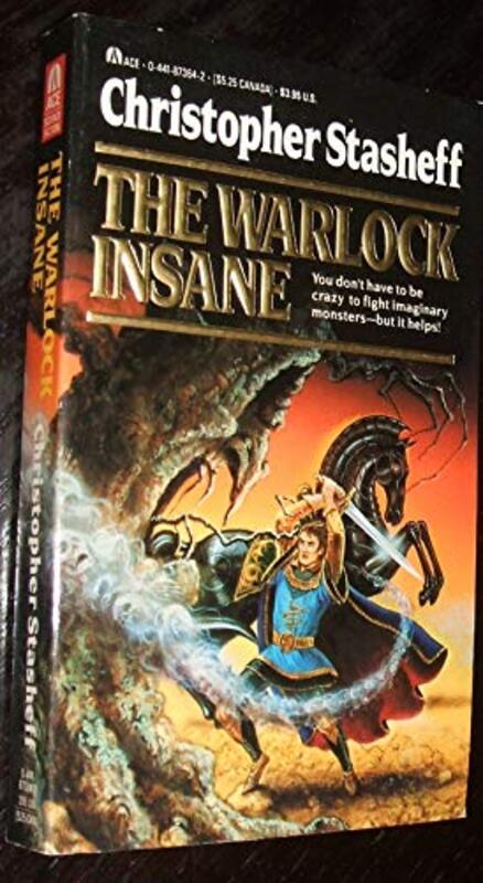 Book cover for "The Warlock Insane" by Christopher Stasheff