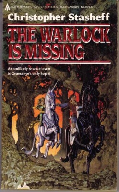 Book cover for "The Warlock Is Missing" by Christopher Stasheff