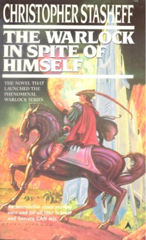 Book cover for "The Warlock in Spite of Himself" by Christopher Stasheff