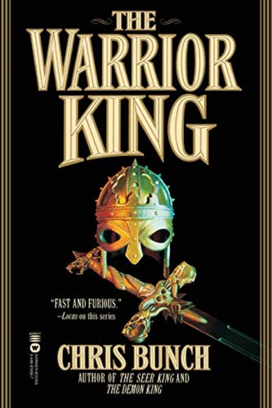 Book cover for "The Warrior King" by Chris Bunch