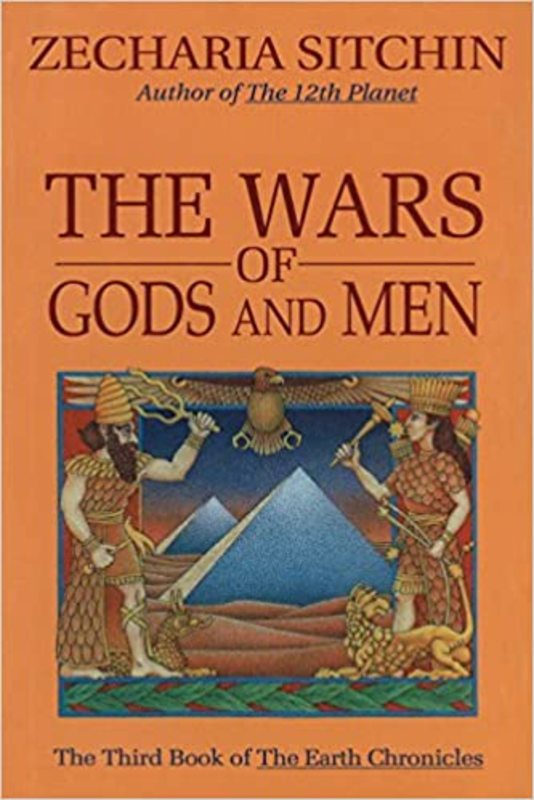 Book cover for "The Wars of Gods and Men" by Zecharia Sitchin