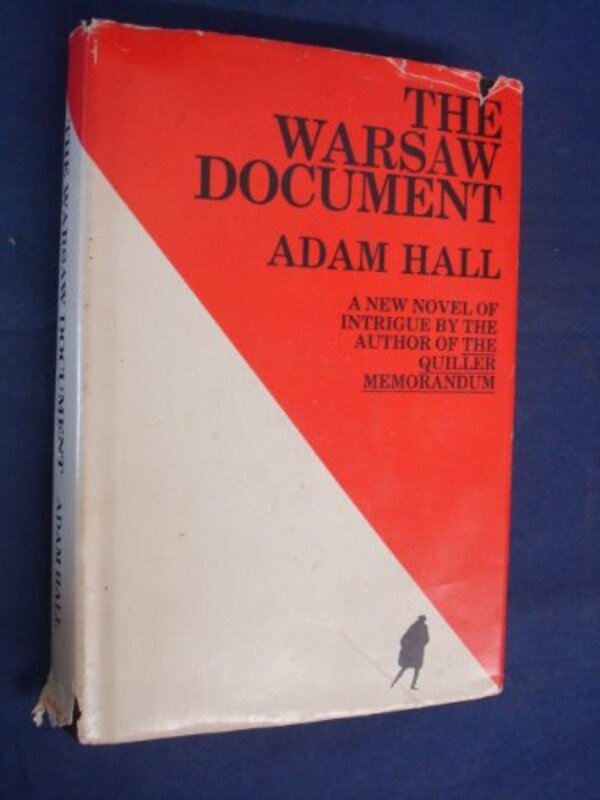 Book cover for "The Warsaw Document" by Adam Hall
