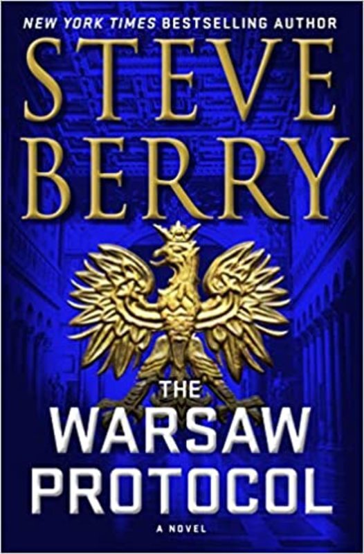 Book cover for "The Warsaw Protocol" by Steve Berry