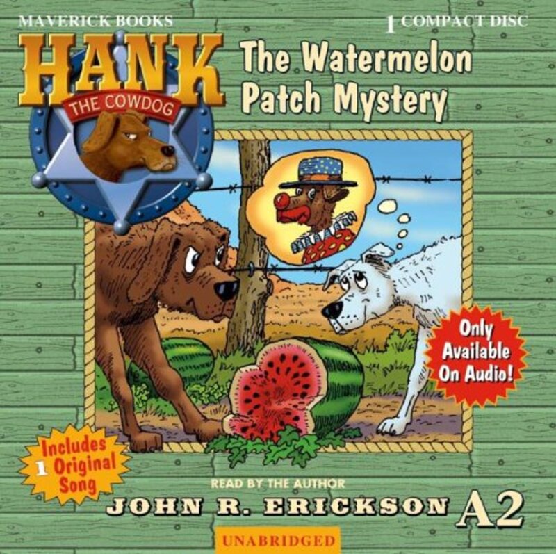 Book cover for "The Watermelon Patch Mystery" by John R Erickson