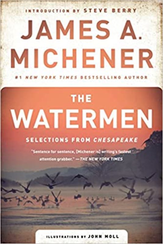 Book cover for "The Watermen" by James A. Michener