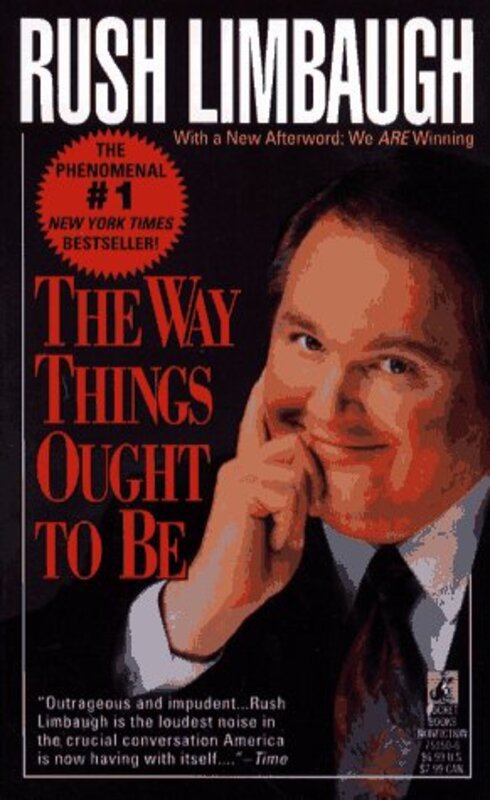 Book cover for "The Way Things Ought to Be" by Rush Limbaugh