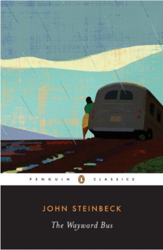 Book cover for "The Wayward Bus" by John Steinbeck