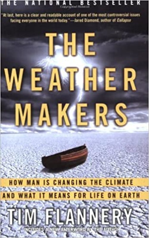 Book cover for "The Weather Makers" by Tim Flannery