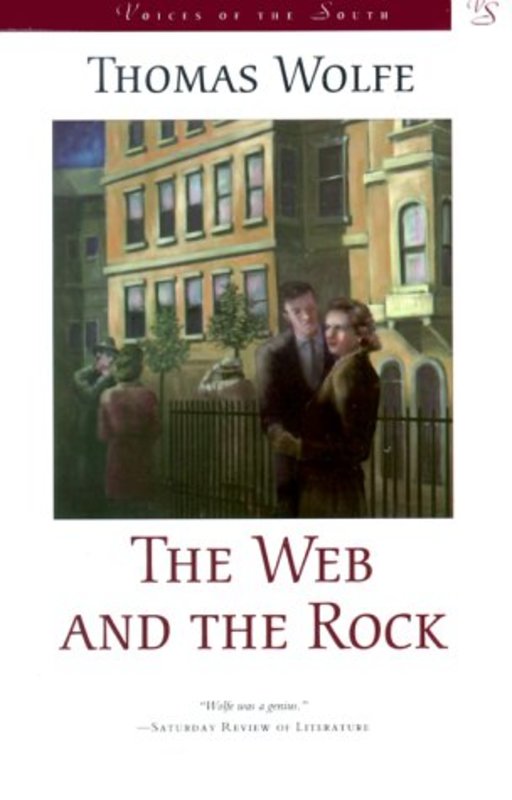 Book cover for "The Web and the Rock" by Thomas Wolfe
