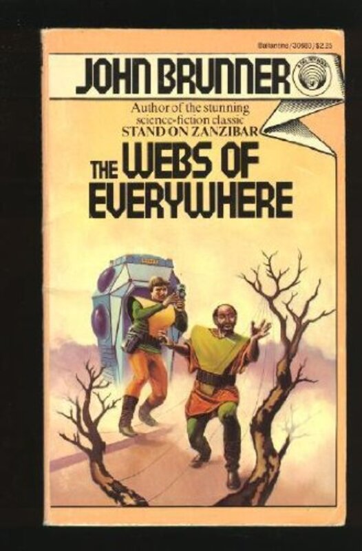 Book cover for "The Webs of Everywhere" by John Brunner