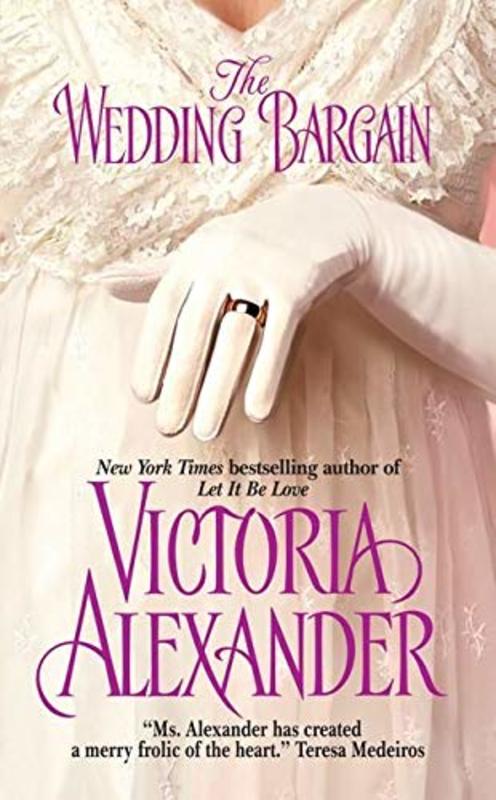 Book cover for "The Wedding Bargain" by Victoria Alexander