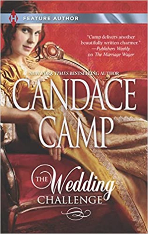 Book cover for "The Wedding Challenge" by Candace Camp