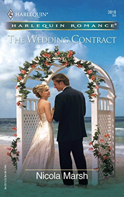 Book cover for "The Wedding Contract" by Nicola Marsh
