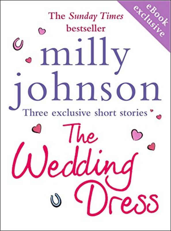 Book cover for "The Wedding Dress" by Milly Johnson