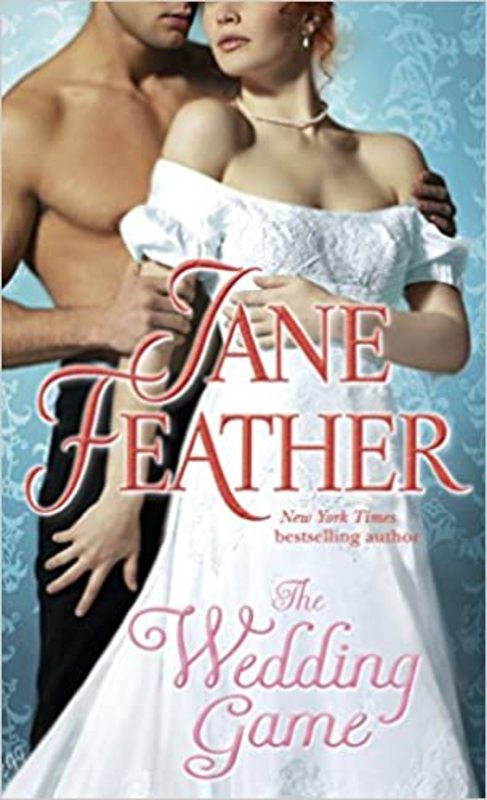 Book cover for "The Wedding Game" by Jane Feather