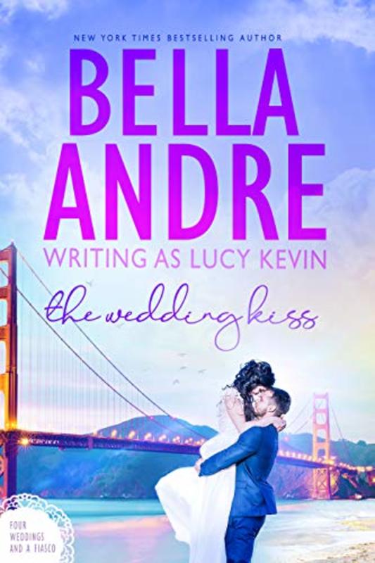 Book cover for "The Wedding Kiss" by Lucy Kevin