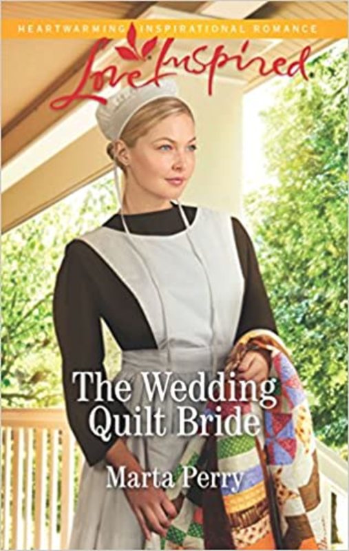 Book cover for "The Wedding Quilt Bride" by Marta Perry