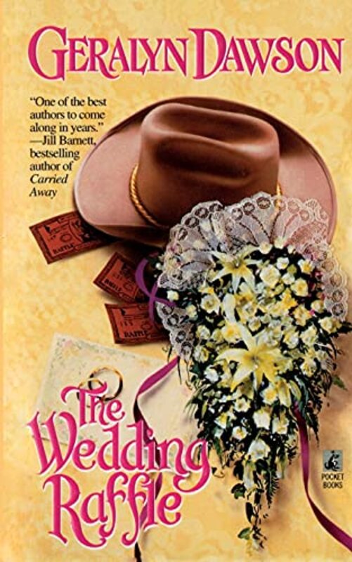 Book cover for "The Wedding Raffle" by Geralyn Dawson