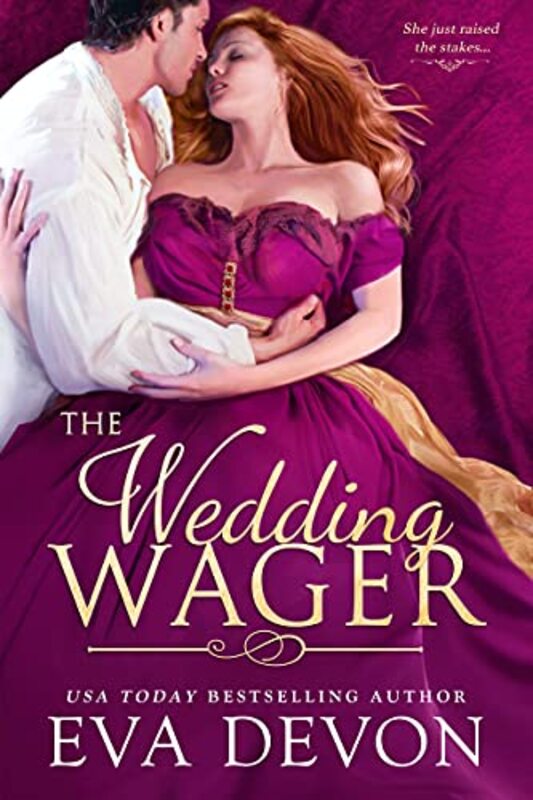 Book cover for "The Wedding Wager" by Eva Devon