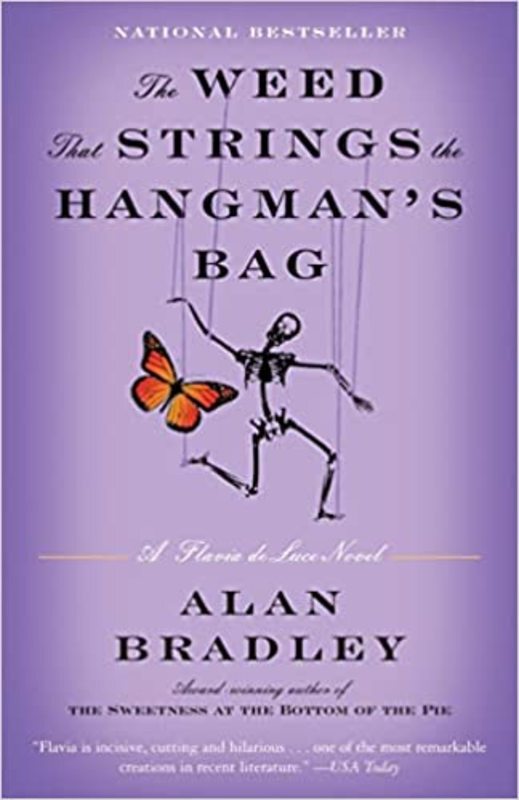 Book cover for "The Weed That Strings the Hangman's Bag" by Alan Bradley