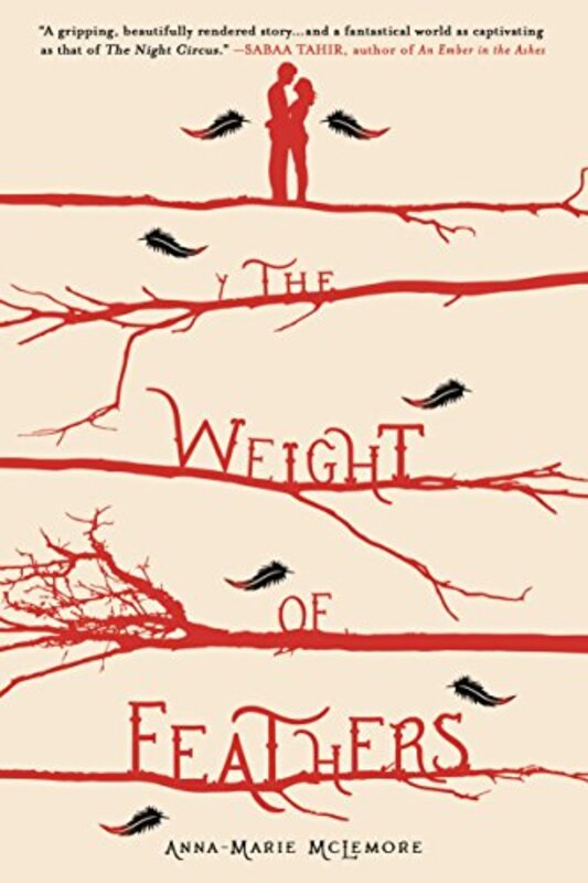 Book cover for "The Weight of Feathers" by Anna Marie McLemore